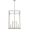 image:imageHunter  Squire Manor 8light Chrome Large Pendant Light Dimmable Rectangle Shaped for Bedrooms Kitchens Dining Living Rooms  19109