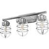 image:imageHunter  Starklake 3light Chrome Medium Size Vanity Light Dimmable for Bedrooms Kitchens Foyers Bathrooms  19051Chrome