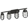image:imageHunter  Starklake 4light Noble Bronze Large Vanity Light Dimmable Caged Style for Bedrooms Kitchens Foyers Bathrooms  19045