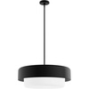 image:imageHunter  Station 4light Natural Black Iron Large Pendant Light Dimmable Drum Shaped for Bedrooms Kitchens Dining Living Rooms  19275