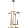 image:imageHunter  Sunjai 4Light Alturas Gold Medium Size Pendant Light Dimmable Formal Style Rectangle Shaped for Bedrooms Kitchens Dining Living Rooms  19988