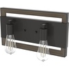 image:imageHunter  Woodburn 2Light Noble Bronze Dimmable Medium Size Vanity Light for Bedrooms Kitchens Foyers Bathrooms  19862Noble Bronze