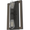 image:imageHunter  Woodburn 2Light Noble Bronze Modern Style Dimmable Medium Size Sconce Light for Bedrooms Kitchens Foyers Bathrooms  19816
