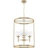 image:imageHunter  Xidane 4light Alturas Gold Medium Size Pendant Light Dimmable Mid Century Modern Style Cylinder Shaped for Bedrooms Kitchens Dining Living Rooms  19751