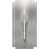 image:imageHunter  Zoanne 1light Alturas Gold Small Sconce Light Dimmable Modern Style for Bedrooms Kitchens Dining Living Rooms  19578Brushed Nickel