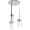 image:imageHunter Fan Company 19158 Devon Park Cluster Pendant Light Brushed Nickel