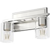 image:imageHunter Fan Company 48027 Kerrison Vanity Lighting Brushed Nickel