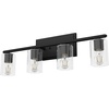 image:imageHunter Fan Company 48031 Kerrison Vanity Lighting Natural Black Iron