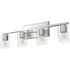 image:imageHunter Fan Company 48032 Kerrison Vanity Lighting Brushed Nickel