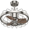 image:imageHunter Fan Company 50798 Roswell Indoor Ceiling Fan with Wall Control 16 Brushed Nickel FinishBrushed Nickel Finish