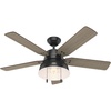 image:imageHunter Mill Valley Outdoor or Indoor Ceiling Fan 52 inch Matte BlackMatte Black