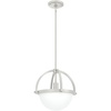 image:imageHunter Wedgefield Hanging Globe Pendant Light Alturas Gold  Modern Lighting Fixture for Kitchen Island Bedroom or Living Room Customizable Hanging Options for Ceiling 19234Brushed Nickel
