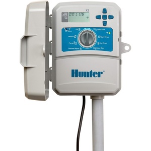 image:imageHUNTER X2400 4Station Sprinkler Timer Controller wPlug WiFi Ready