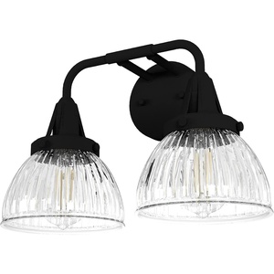 image:imageHunter  Cypress Grove 2light Natural Black Iron Medium Size Vanity Light Dimmable Transitional Style for Bedrooms Kitchens Foyers Bathrooms  19255