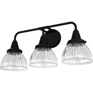image:imageHunter  Cypress Grove 3light Natural Black Iron Medium Size Vanity Light Dimmable Transitional Style for Bedrooms Kitchens Foyers Bathrooms  19257