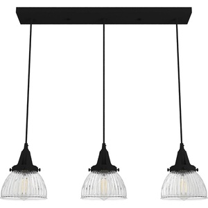image:imageHunter  Cypress Grove 3light Onyx Bengal Large Cluster Light Dimmable Transitional Style Linear Shaped for Bedrooms Kitchens Dining Living Rooms  19142Natural Iron
