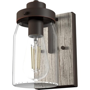 image:imageHunter  Devon Park 1light Onyx Bengal Small Sconce Light Dimmable Rustic Style for Bedrooms Kitchens Foyers Bathrooms  48017Onyx Bengal