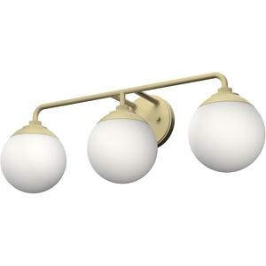 image:imageHunter  Hepburn 3light Modern Brass Medium Size Vanity Light Dimmable Modern Style for Bedrooms Kitchens Foyers Bathrooms  19177