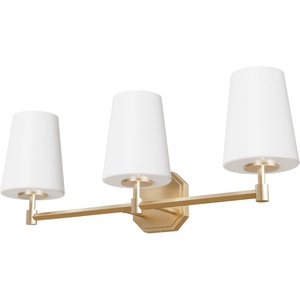 image:imageHunter  Nolita 3Light Alturas Gold Modern Style Dimmable Medium Size Vanity Light for Bedrooms Kitchens Foyers Bathrooms  19882