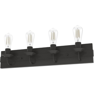 image:imageHunter  Perch Point 4light Noble Bronze Medium Size Vanity Light Dimmable Casual Style for Bedrooms Kitchens Foyers Bathrooms  19434Noble Bronze