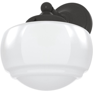 image:imageHunter  Saddle Creek 1light Noble Bronze Medium Size Sconce Light Dimmable Schoolhouse Style for Bedrooms Kitchens Foyers Bathrooms  19186Noble Bronze
