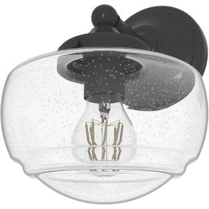 image:imageHunter  Saddle Creek 1light Noble Bronze Medium Size Sconce Light Dimmable Schoolhouse Style for Bedrooms Kitchens Foyers Bathrooms  19270