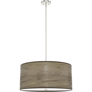 image:imageHunter  Solhaven 4light Warm Grey Oak Large Pendant Light Dimmable Modern Style Drum Shaped for Bedrooms Kitchens Dining Living Rooms  19384