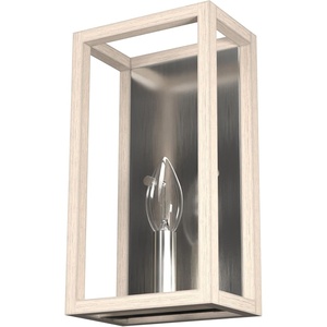 image:imageHunter  Squire Manor 1Light Brushed Nickel Small Sconce Light Dimmable Modern Style for Bedrooms Kitchens Foyers Bathrooms  19670Brushed Nickel