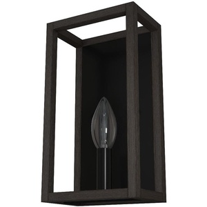 image:imageHunter  Squire Manor 1Light Matte Black Small Sconce Light Dimmable Modern Style for Bedrooms Kitchens Foyers Bathrooms  19669