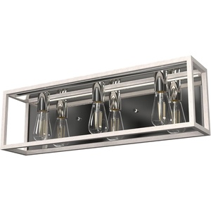 image:imageHunter  Squire Manor 3light Distressed White Medium Size Vanity Light Dimmable Modern Style for Bedrooms Kitchens Foyers Bathrooms  19036