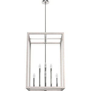 image:imageHunter  Squire Manor 8light Chrome Large Pendant Light Dimmable Rectangle Shaped for Bedrooms Kitchens Dining Living Rooms  19109