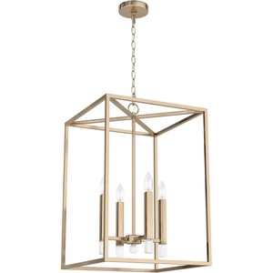 image:imageHunter  Sunjai 4Light Alturas Gold Formal Style Dimmable Medium Size Pendant Light for Bedrooms Kitchens Dining Living Rooms  19990