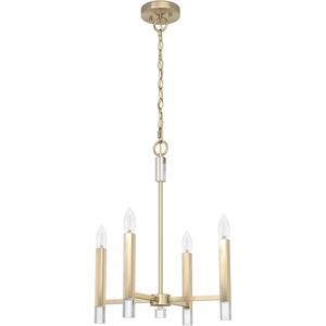 image:imageHunter  Sunjai 4Light Alturas Gold Medium Size Pendant Light Dimmable Formal Style Candle Shaped for Bedrooms Kitchens Dining Living Rooms  19517