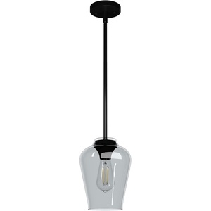 image:imageHunter  Vidria 1light Matte Black Small Pendant Light Dimmable Formal Style Bell Shaped for Bedrooms Kitchens Dining Living Rooms  19724