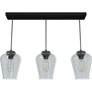 image:imageHunter  Vidria 3light Matte Black Large Cluster Light Dimmable Formal Style for Bedrooms Kitchens Dining Living Rooms  19726