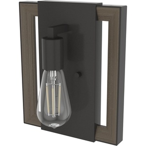 image:imageHunter  Woodburn 1light Noble Bronze Medium Size Sconce Light Dimmable Modern Style for Bedrooms Kitchens Foyers Bathrooms  19868