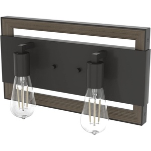image:imageHunter  Woodburn 2Light Noble Bronze Dimmable Medium Size Vanity Light for Bedrooms Kitchens Foyers Bathrooms  19862Noble Bronze