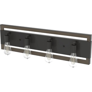 image:imageHunter  Woodburn 4Light Noble Bronze Modern Style Dimmable Medium Size Vanity Light for Bedrooms Kitchens Foyers Bathrooms  19866