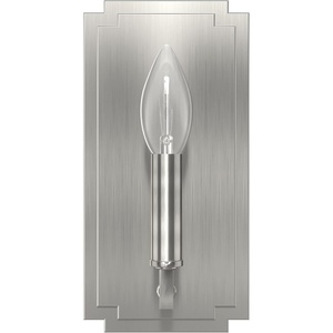 image:imageHunter  Zoanne 1light Alturas Gold Small Sconce Light Dimmable Modern Style for Bedrooms Kitchens Dining Living Rooms  19578Brushed Nickel