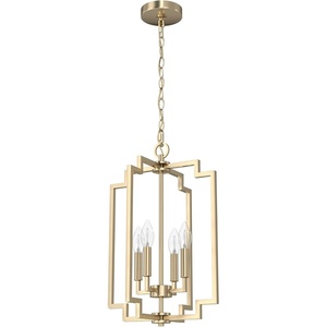 image:imageHunter  Zoanne 4Light Alturas Gold Modern Style Dimmable Medium Size Pendant Light for Bedrooms Kitchens Dining Living Rooms  19574