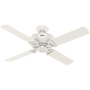 image:imageHunter Brunswick Indoor  Outdoor Ceiling Fan with Remote Control 52 Fresh White