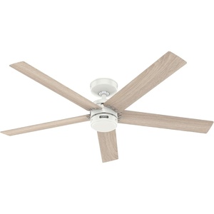 image:imageHunter Fan 52 inch Fresh White IndoorOutdoor Ceiling Fan with 5 Blades for Patios Bedroom Living Room Office Kitchen Renewed CC5C29C29