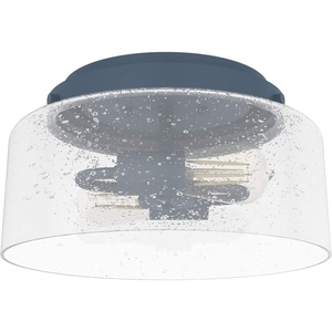 image:imageHunter Fan Company 19163 Hartland Flush Mount Light Indigo BlueIndigo Blue
