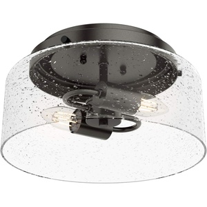 image:imageHunter Fan Company 19163 Hartland Flush Mount Light Indigo BlueNoble Bronze