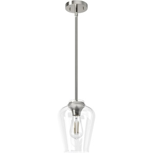 image:imageHunter Fan Company 19723 Vidria Pendant Light Brushed Nickel
