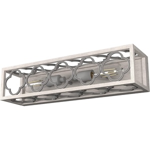 image:imageHunter Fan Company 19947 Gablecrest Wall Sconce Distressed White