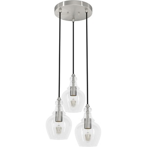 image:imageHunter Fan Company 19992 Maple Park Cluster Pendant Light Brushed Nickel