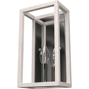 image:imageHunter Fan Company 19999 Squire Manor Wall Sconce Distressed White