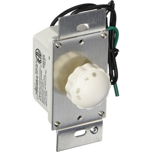 image:imageHunter Original Ceiling Fan Wall Control  3 Speed Stepped Fan Switch Compatible with Hunter Original Fans Indoor Fan Wall Control  22691 White  3 Speed Stepped Fan Switch Compatible with Hunter Original Fans Indoor Fan Wall Control 22691