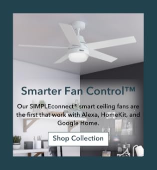 Explore Hunter Smart Fans | Energy-Saving Indoor & Patio Fans,Experience Quiet Cooling